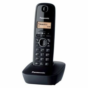 Draadloze telefoon Panasonic KX-TG1611SPH Zwart Amber