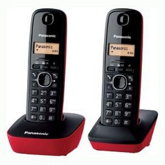 Draadloze telefoon Panasonic KX-TG1612SPR DECT Negro