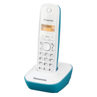 Draadloze telefoon Panasonic Corp. KX-TG1611SPC DECT Wit Turkoois Amber