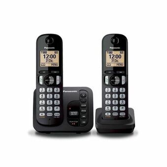 Draadloze telefoon Panasonic KX-TGC222 Zwart Amber