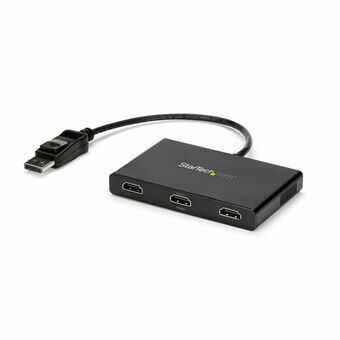 Hub USB Startech MSTDP123HD Zwart