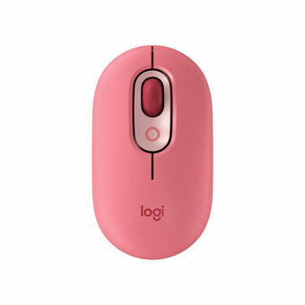 Muis Logitech POP Mouse with emoji Roze