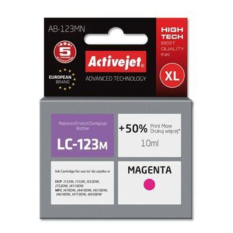 Originele inkt cartridge Activejet AB-123MN Magenta