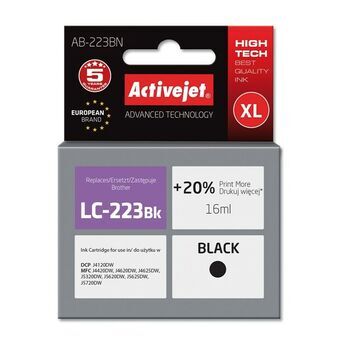Originele inkt cartridge Activejet AB-223BN Zwart