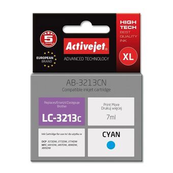 Originele inkt cartridge Activejet AB-3213CN Cyaan