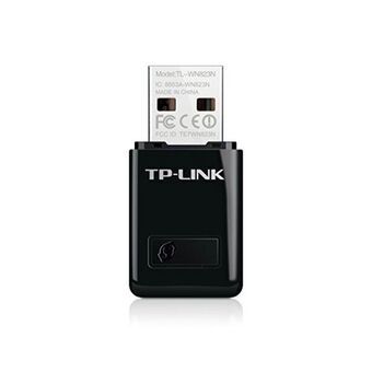 Wi-Fi-adapter TP-LINK Mini TL-WN823N 300N 2.4 GHz QSS USB Zwart