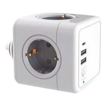 Cube multipluggen Silver Electronics 9522 CUBO