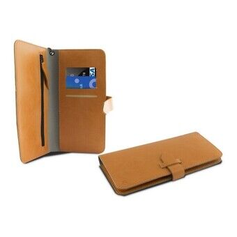Universele hoes voor mobiel - boekvorm Smartphone 5.5 "KSIX Wallet Oranje