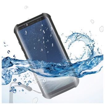 Waterdichte doos Samsung Galaxy S8 + KSIX Aqua Case Zwart Transparant