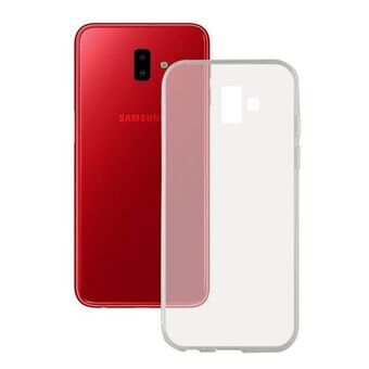 Mobiele hoes Samsung Galaxy J6 + 2018 Flex TPU Transparant