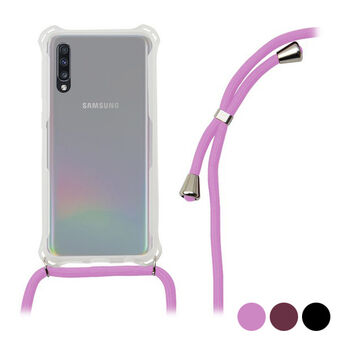 Mobiel hoesje Samsung Galaxy A70 KSIX - Zwart