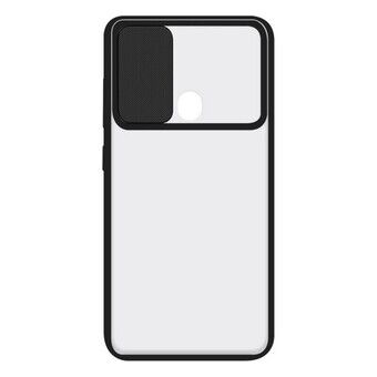 Cover voor mobiele telefoon met rand van TPU Samsung Galaxy A21 KSIX Duo Soft Cam Protect Zwart