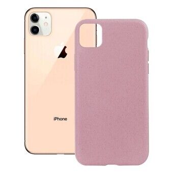 Mobilcover iPhone 12 Pro KSIX Milieuvriendelijk - Roze