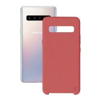 Mobiele hoes Samsung Galaxy M10 KSIX Soft Red