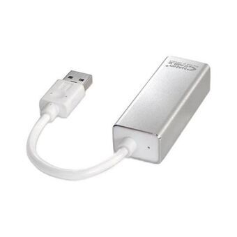 USB 3.0 naar Gigabit Ethernet Converter NANOCABLE Wit 15 cm