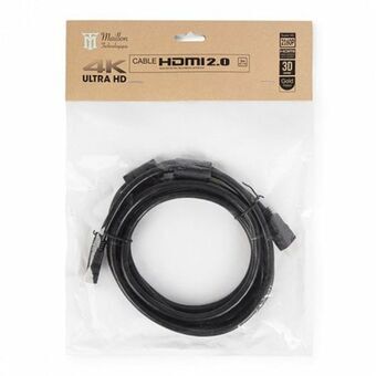 HDMI-Kabel Maillon Technologique MTBHDB2030 4K Ultra HD Mannelijk/Mannelijk Zwart 3 m