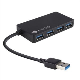 Hub USB NGS IHUB3.0 Zwart 480 Mbps (1 Stuks)