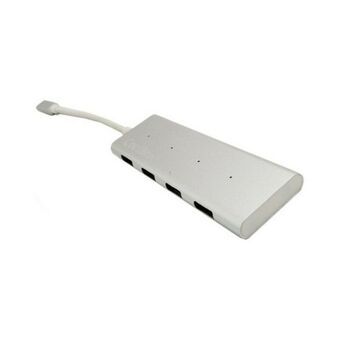 Hub USB CoolBox COO-HUC4U3 Wit (4 Poorten)