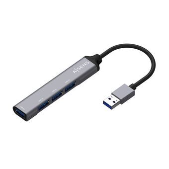 Hub USB Aisens A106-0540 Grijs