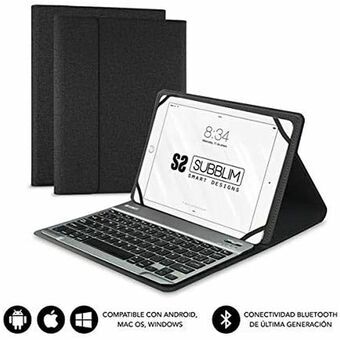 Tablet en toetsenbord Case Subblim KEYTAB PRO 10.1" Bluetooth Zwart