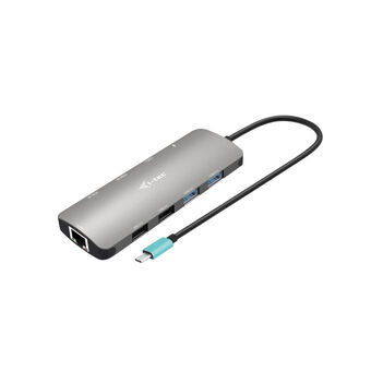 Hub USB i-Tec C31NANOHDM2DOCPD 100 W Zilverkleurig