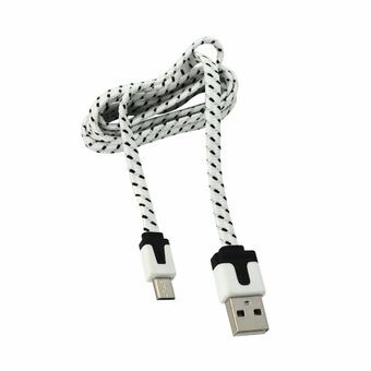 Kabel Micro USB Grundig Wit/Zwart 1 m