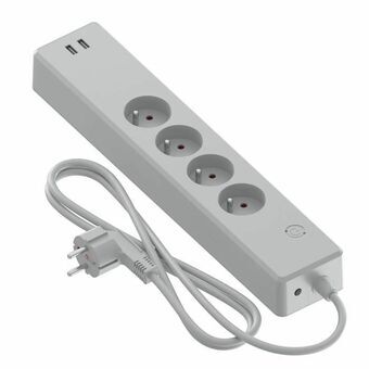 4-voudige Stekkerdoos zonder Schakelaar Calex USB x 2