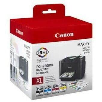 Originele inktcartridge (4 stuks) Canon 2500XL MAXIFY iB4050 XL Multicolour