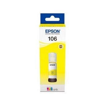 Compatibele inktcartridge Epson 106 EcoTank Yellow ink bottle 70 ml Geel