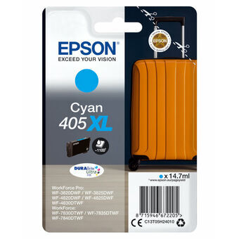 Originele inkt cartridge Epson 405XL DURABrite Ultra Cyaan