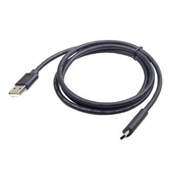 Kabel USB naar 2.0 naar USB C GEMBIRD CCP-USB2-AMCM-1M 480 Mb/s Zwart