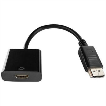 Adapter DisplayPort naar HDMI GEMBIRD A-DPM-HDMIF-002 60 Hz Zwart