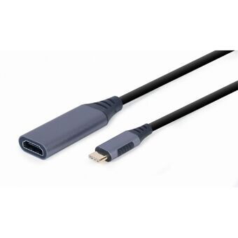 Adapter USB C naar HDMI GEMBIRD A-USB3C-HDMI-01 Grijs