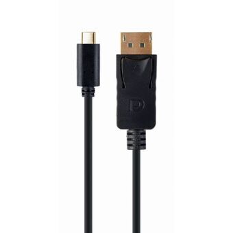 Adapter USB C naar DisplayPort GEMBIRD A-CM-DPM-01 Zwart