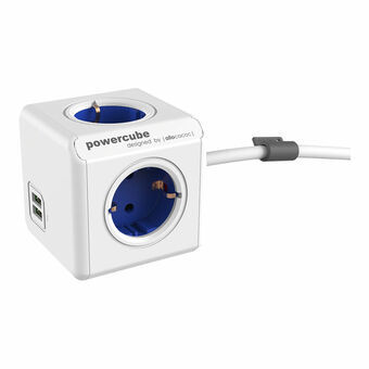 Cube multipluggen Allocacoc Powercube Extended 1402 USB 250 V 16 A 1,5 m