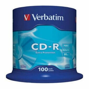CD-R Verbatim Extra Protection 52x 100 Stuks 700 MB 52x