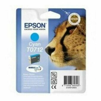 Originele inkt cartridge Epson T0712 Cyaan