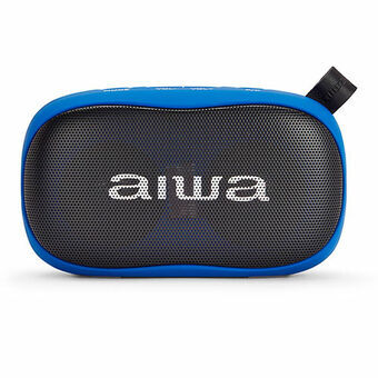 Dankzij de draagbare Bluetooth®-luidsprekers Aiwa BS-110BK Zwart Blauw