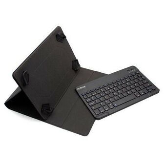 Tablet en toetsenbord Case Nilox Zwart