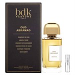 BDK Parfums Oud Abramad - Eau de Parfum - Geurmonster - 2 ml