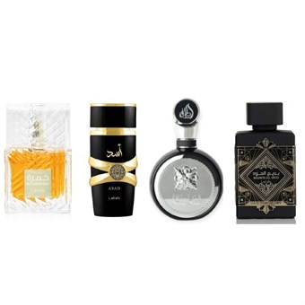 Best beoordeelde Lattafa Parfums - 4 Parfumemonsters (2 ML)