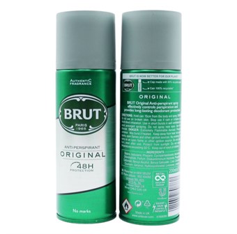 Brut Deodorant Spray - Brut Original Anti-Transpirant - 200 ml - Heren
