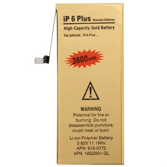 IPhone 6 Plus oplaadbare 3.82V / 3800mAh Li-ion batterij