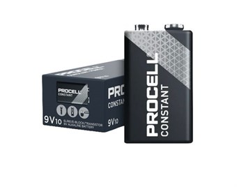 Duracell Procell Constant Power E / 9V batterijen - 10 st.