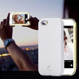 Selfie Cover met LED-licht voor iPhone 6 / iPhone 6s - Wit