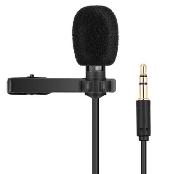  Lapel Lavalier Microfoon voor Smartphone, Camera en PC / iOS & Android