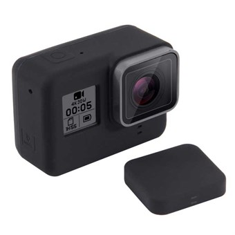 PULUZ® siliconen beschermhoes met lens voor GoPro 7 / GoPro 6 / GoPro 5