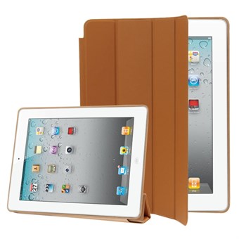Stijlvolle Smart Cover Sleep / Wake-up voor iPad 2 / iPad 3 / iPad 4 - Bruin