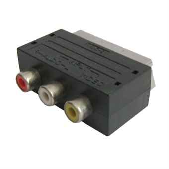 A/V naar 20-pins mannelijke SCART-adapter