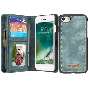 CaseMe Flap Wallet voor iPhone 7 / iPhone 8 / iPhone SE 2020/2022 - Blauw
